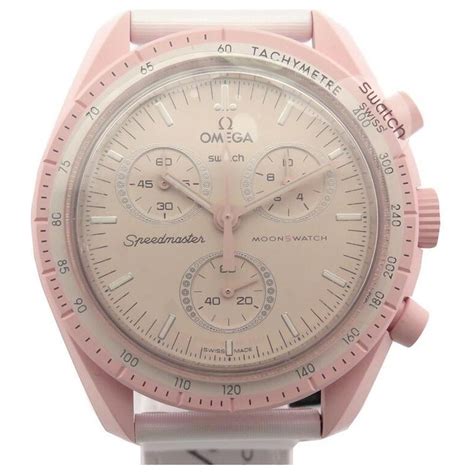 omega swatch pink watch|swatch omega for sale.